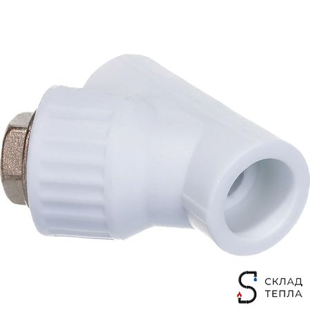 Фильтр грубой очистки VALFEX - 32 (для полипропиленовых труб под пайку, цвет белый). Вид 6.