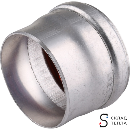 STOUT Элемент дымохода адаптер M-F Д 60 L=47. Вид 4.