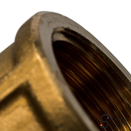 Муфта латунная резьбовая STOUT - 3". Вид 4.