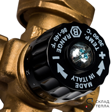 Насосно-смесительный узел с термостатическим клапаном; Grundfos UPSO 25-65 130*. Вид 4.