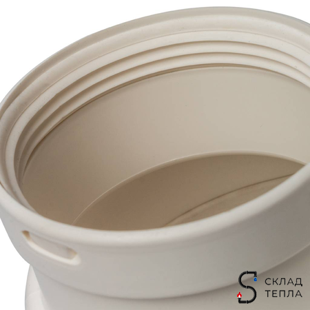 STOUT Элемент дымохода DN80/80 адаптер для подкл. разд. труб (совместимый  Vaillant,Ptotherm New ) . Вид 6.