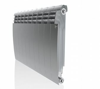 Радиатор биметаллический Royal Thermo BiLiner 500 Silver Satin (Серый) - 10 секций