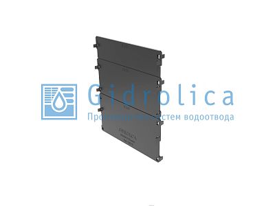 Торцевая заглушка универсальная для лотка водоотводного Gidrolica DN150 