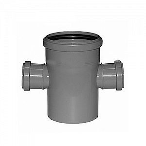 Крестовина одноплоскостная переходная для внутренней канализации СИНИКОН - 110 x 50 x 50x87°
