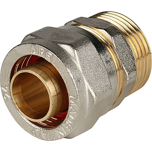 Переход на наружную резьбу STOUT - 26 x 1' (винтовой, для металлопластиковых труб)