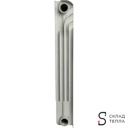 Радиатор алюминиевый ROMMER Profi 500 - 13 секций. Вид 7.