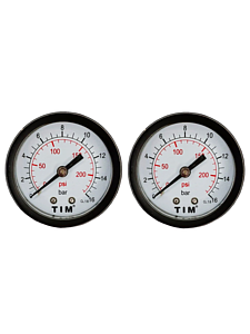 Манометр аксиальный Tim 1/4'- 16 бар (2 шт.)