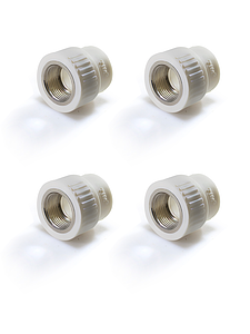 Переход на внутреннюю резьбу TIM - 40 x 1 1/4' (для полипропиленовых труб, цвет белый, 4шт)