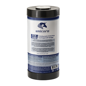 Сменный картридж UNICORN FCB10BB -сорбционный (актив. уголь из скарлупы кокоса, 6л./мин.)
