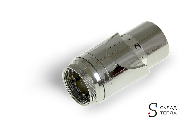 Головка термостатическая жидкостная Zeissler (M30 х 1,5) (цвет хром) 0601 . Вид 3.