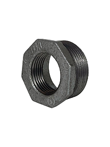 Футорка чугун оц Ду 50х40 (2'х1 1/2') НР/ВР Fittex PLUS (1шт)