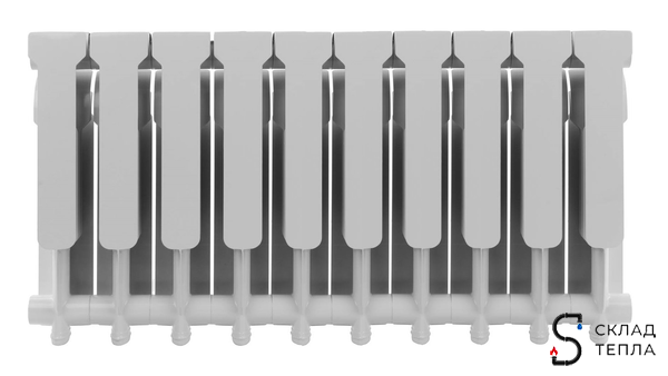 Радиатор алюминиевый ROMMER Profi 350 - 10 секций. Вид 2.