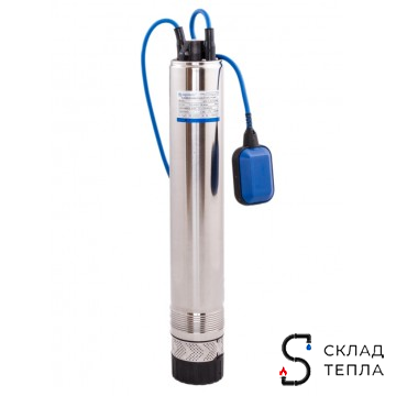 Насос колодезный Aquario ASP3-35-100WA - 1,0 кВт (однофазный, Hmax 50 м, Qmax 90 л/мин, кабель 20 м). Вид 2.
