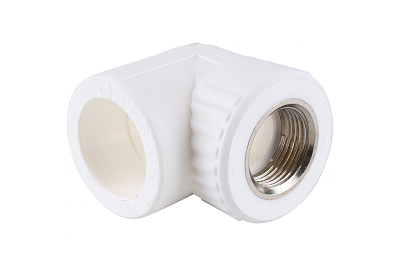 Переход на внутреннюю резьбу угловой VALFEX - 20 x 1/2" (для полипропиленовых труб, цвет белый) Переход на внутреннюю резьбу угловой VALFEX - 20 x 1/2' (для полипропиленовых труб, цвет белый)