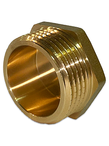 Заглушка латунная с наружной резьбой TIM - 3/4' (5шт.)