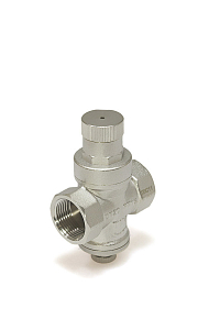 Редуктор давления поршневой под манометр 3/4' TIM BL2803A