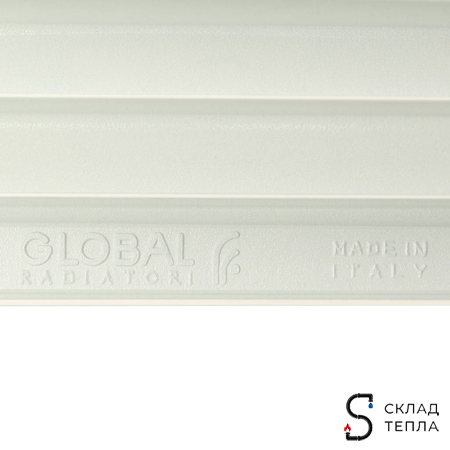 Радиатор алюминиевый GLOBAL ISEO 500 - 16 секций. Вид 11.