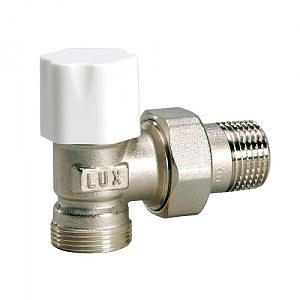 Клапан ручной регулировки угловой LUXOR DS 32 - 1/2' (резьба метрическая, для металлопласт. труб)