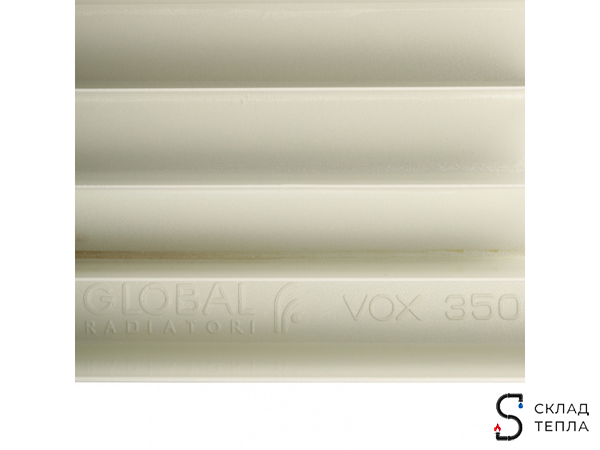 Радиатор алюминиевый GLOBAL VOX R 350 - 10 секций. Вид 4.