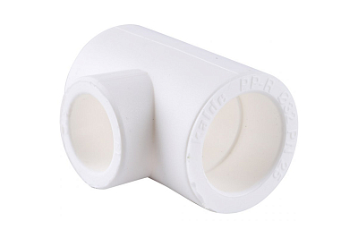 Тройник переходной VALFEX - 32 x 25 x 32 (для полипропиленовых труб под пайку, цвет белый)