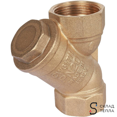 Фильтр грубой очистки STOUT - 1 1/4" (ВР/ВР, сетка 500 мкр.). Вид 3.