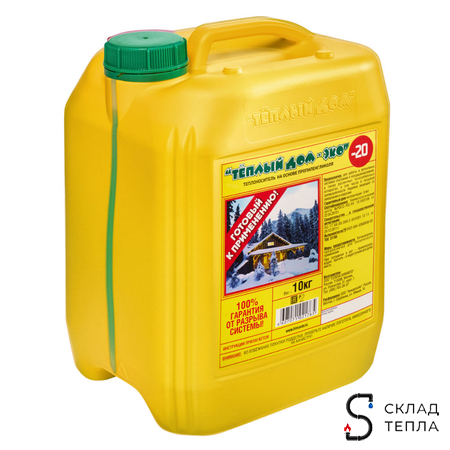 Теплоноситель Теплый дом ЭКО -20, 20кг. Вид 1.