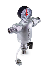 Фильтр промывной компактный с манометром Zeissler - 1/2'