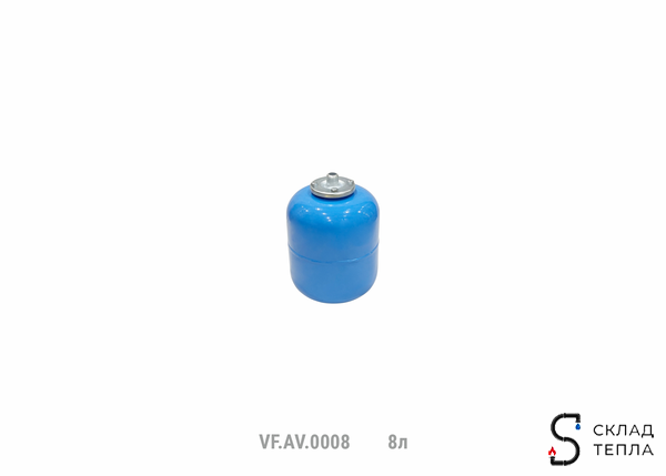 Гидроаккумулятор VALFEX - 8л. (3/4", вертикальный, со сменной мембраной). Вид 1.