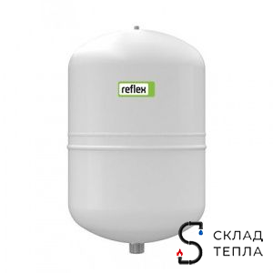 Бак расширительный мембранный Reflex NG 12 (PN6, вертикальный с ножками, цвет серый). Вид 1.