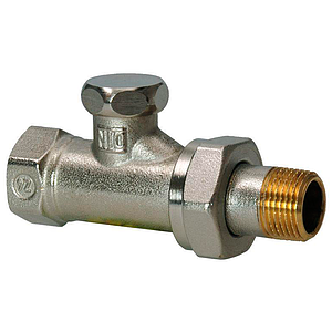 Клапан радиаторный запорно-балансировочный ADN 15, прямой 1/2'