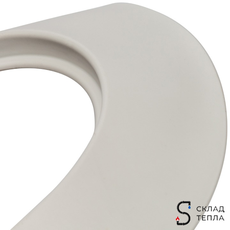 Манжета декоративная наружняя для коаксиального дымохода STOUT D60/100 мм. Вид 3.