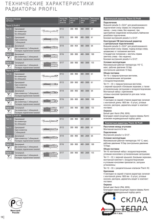 Радиатор стальной KERMI FKO 12 - высота 300 мм, длина 800 мм с боковым подключением. Вид 23.
