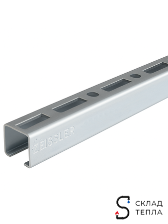 Профиль монтажный Zeissler - 2м (30х20х2х2000мм). Вид 1.