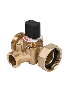 Трехходовой смесительный клапан для насосных групп Zeissler (левый)