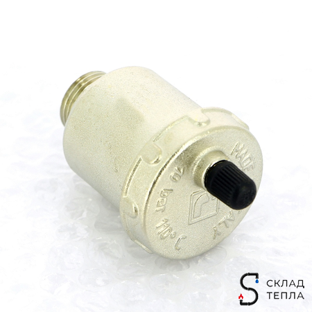 Воздухоотводчик автоматический ITAP 362 - 1/2" (НР, воздухоотвод сверху, цвет никелированный). Вид 4.