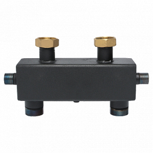 Гидравлический разделитель Rommer - 1'1/2x1'1/2 (до 122 кВт, с накидными гайками, KVs 5.93)