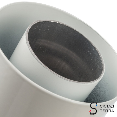 Конденсатосборник горизонтальный для коаксиального дымохода STOUT D60/100 мм. Вид 4.