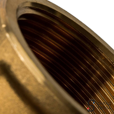 Муфта латунная резьбовая STOUT - 1 1/2". Вид 6.