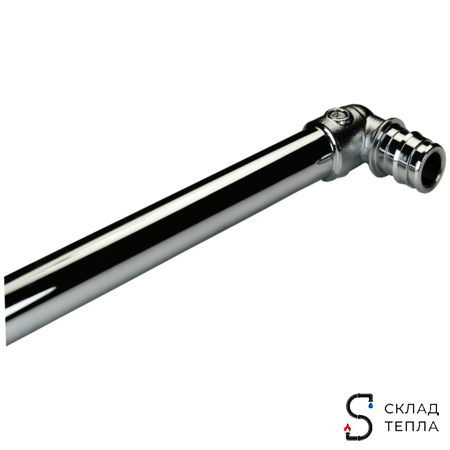 Подключение к радиатору Г-образное РОС - 20 (длина 300мм, аналог Uponor и Usystems). Вид 4.