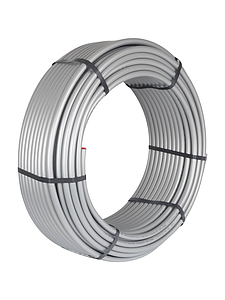 Труба из сшитого полиэтилена STOUT Stabil - 16.2x2.6 (PE-Xa/Al/PE-RT, серая, 2м)