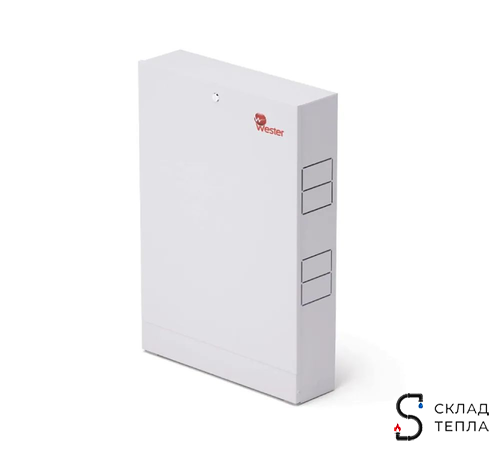 Шкаф распределительный накладной Wester - (ШРН3) 5-7 выходов 697X118X652-715. Вид 2.