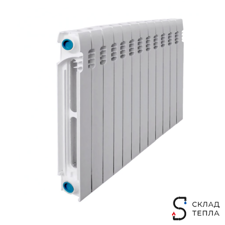 Радиатор чугунный STI Нова-500 12 секция. Вид 1.