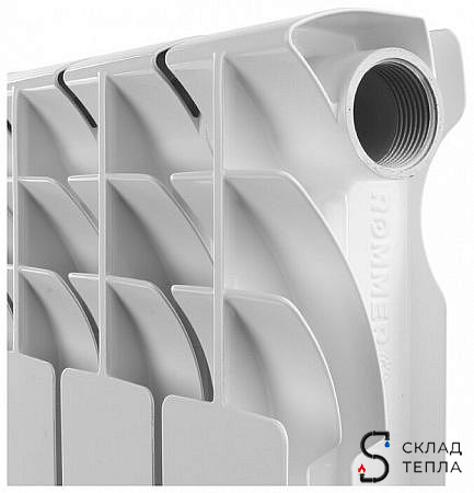 Радиатор биметаллический Smart 500 - 9 секций. Вид 5.