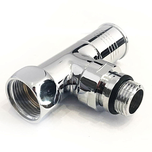 Вентиль угловой TIM 3/4' х 1/2' (НГ/НР) для полотенцесушителя (пара)