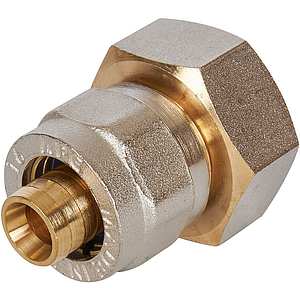 Переход на внутреннюю резьбу STOUT - 16 x 3/4' (винтовой, для металлопластиковых труб, 2шт)