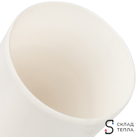 STOUT Элемент дымохода конденсац. угол 87° с инспекцией DN80 м/п PP-FE. Вид 4.