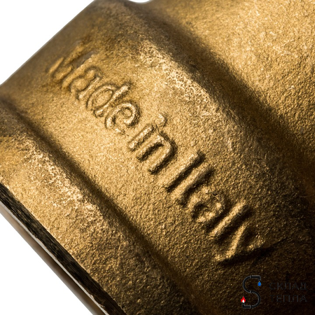 Муфта латунная резьбовая переходная STOUT - 1 1/4" x 1/2". Вид 5.