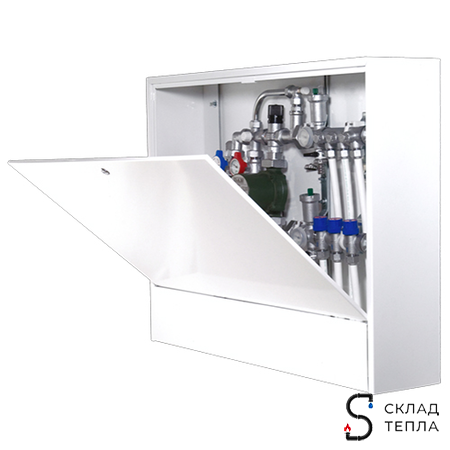 Шкаф распределительный наружный STOUT - (ШРНУ-180-7) 19-20 выходов 651х180х1300. Вид 1.