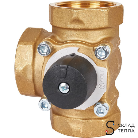 Клапан смесительный трехходовой STOUT - 2". Вид 2.