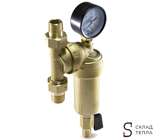 Фильтр свободного вращения 1/2" (для горячей воды). Вид 4.